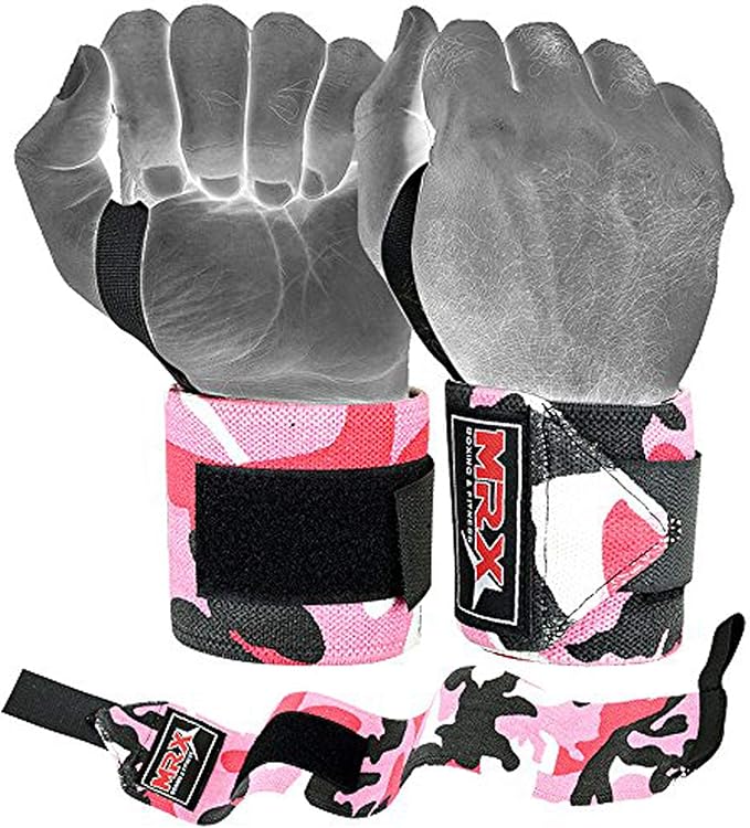 MRX Weight Lifting Gym Training Wrist Wraps for Wrist Support Bodybuilding Workout Wrap Men/Women