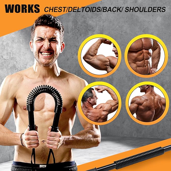 Power Twister Flex Bar - Black Upper Body Weight Machine