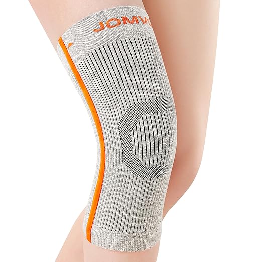 JOMVD Knee Compression Sleeve for Men & Women – Knee Brace for Knee Pain, Arthritis, ACL & Meniscus Tear, Circulation, Breathable Knee Support for Swelling Relief, Injury Recovery & Daily Comfort,Medium,1 Pack