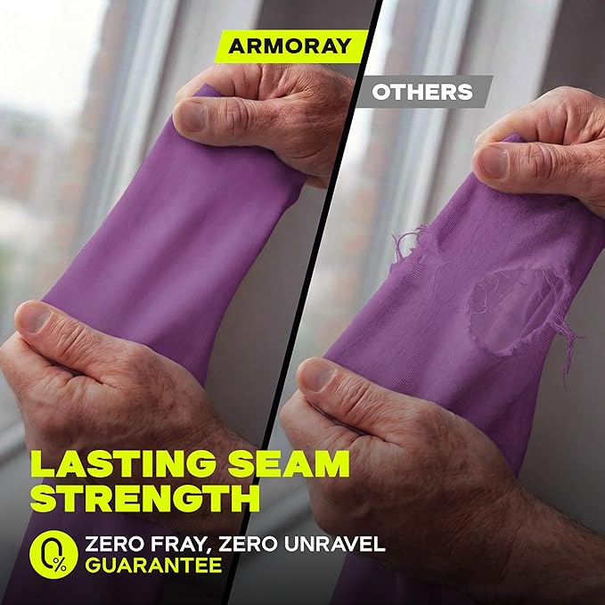 ARMORAY Arm Sleeves for Men and Women - UV Sun Protection Cooling Compression - Tattoo Cover Up Sleeve for Daily Wear & Work