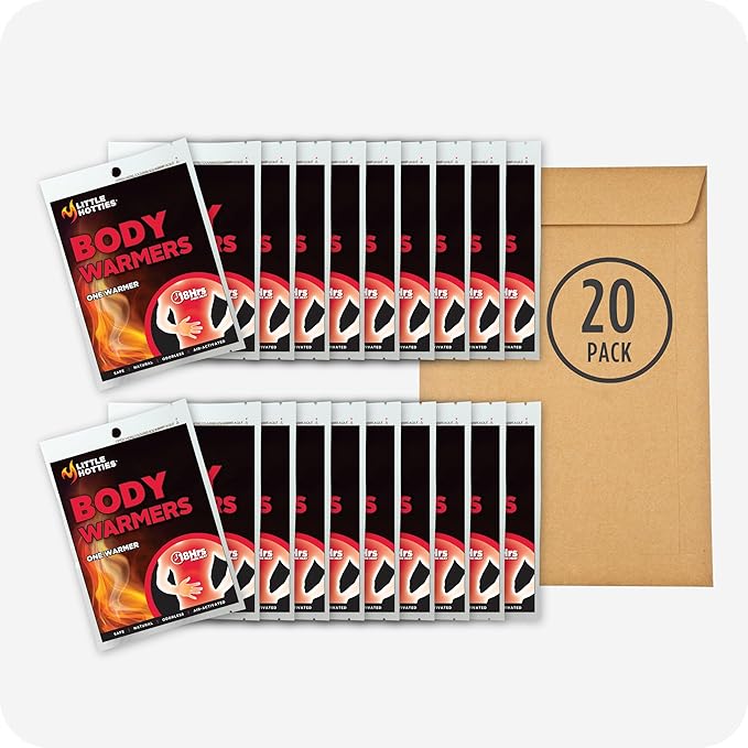 Little Hotties Body Warmers Bundle - Long-Lasting Heat Pads for Cold Weather Comfort