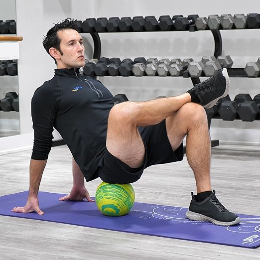 OPTP Posture Ball - Foam Roller Balls for Massage, Physical Therapy, Exercise and Fitness — Mobility Ball to Release Muscle Tension and Improve Alignment (8-Inch)