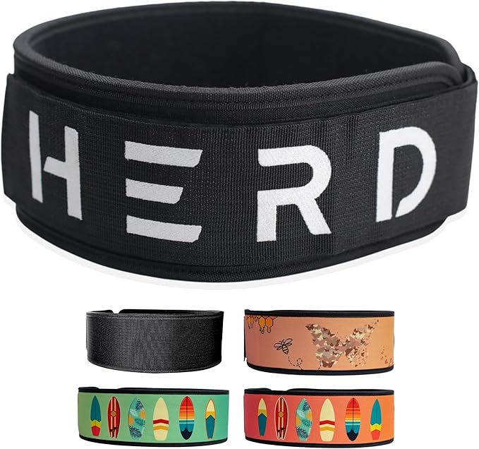 Weightlifting Belt, Workout Belt for Bodybuilding, Powerlifting, Olympic Lifting, Cross Training | Ideal for Squats, Deadlifts, and Barbell Exercises with Metal Buckle | Exceptional Back and Core Support