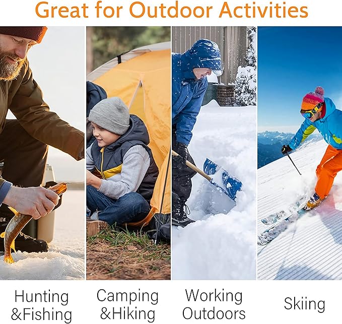Hot Body Warmers - 30 Pack Disposable Adhesive Patches for Up to 12 Hours of Safe, Natural Heat, Ideal for Outdoor Activities Like Skiing, Hiking & More, Fastest Activation for On-the-Go Warmth.