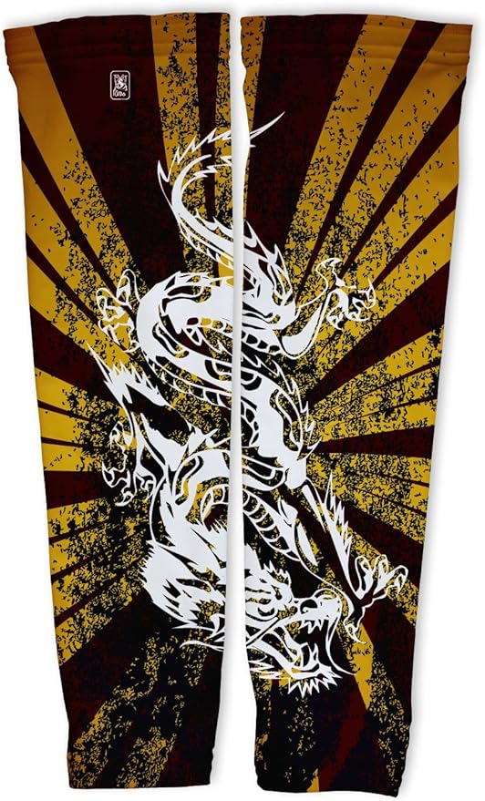 Wild Dragon Compression Arm Sleeves UV Protection Unisex - Walking - Cycling - Running - Golf - Baseball - Basketball