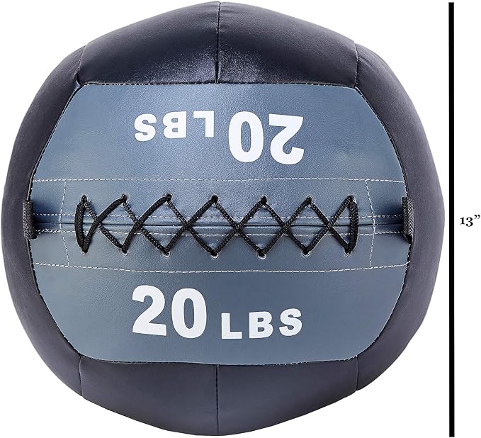 Fitvids Slam Medicine Wall Balls Workout Exercise Fitness Weighted Balls for Cross Training, Strength and Conditioning Exercises, Cardio and Core Workouts