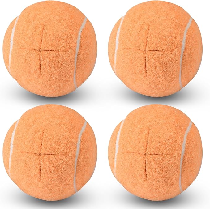 ANCKNE Walker Tennis Balls Precut Tennis Balls for Walkers 4PCS Walkers Legs Universal Precut Glide Balls, Heavy Duty Long Lasting Felt Pad Glide Coverings for Furniture Legs and Floor Protection