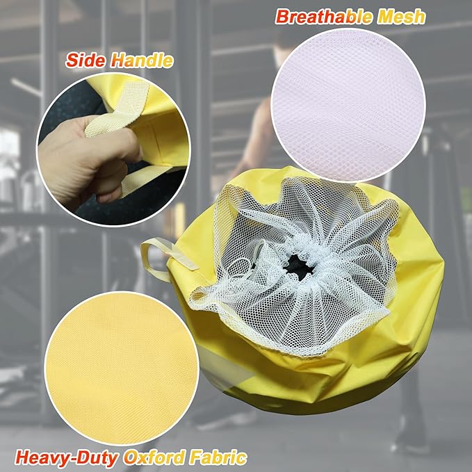 J Bryant Extra Large Battle Rope Storage Bag – Heavy-Duty Carry Sack for Training Ropes, Jump Ropes & Gym Accessories