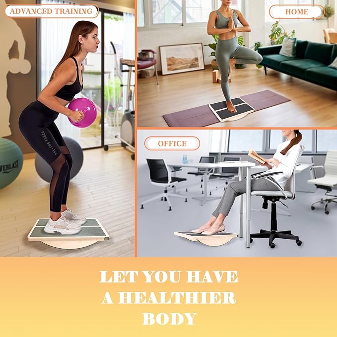MUCITAGF Professional Slant Board, Adjustable Incline Board and Calf Stretcher, Slant Board for Calf Stretching, Calf Stretch Board