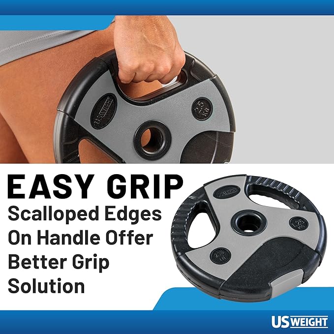 US Weight Weight Set for Home Gym - Barbell, Curl Bar or Multi-Use Options - Various Weight Options