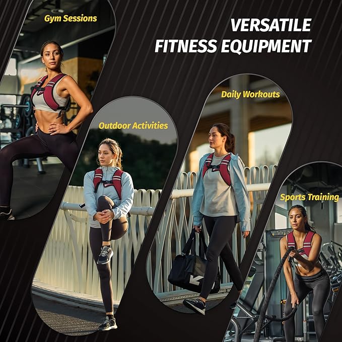 ZELUS Weighted Vest, Washable Z-Fit Soft Iron Weighted Vest for Women and Men, 5/10/15 lb Weight Vest with Reflective Strips & Adjustable Straps, Ultra Thin Weight Vest for Gym Strength Training