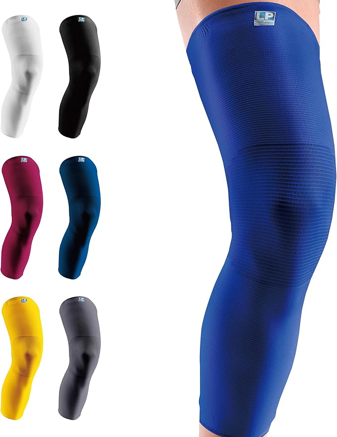 LP SUPPORT 667 Compression Sleeve Leg Full Length for Sports, Cycling, Running, Basketball, for Men Women (S - XL)
