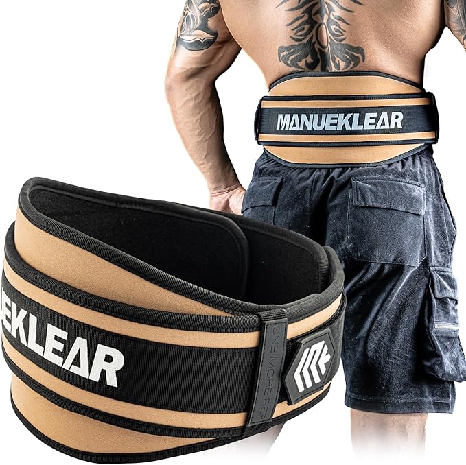 Weight Lifting Belt, Lifting Belts for Women Men,MANUEKLEAR Weightlifting Belt Quick Locking Back Support for Bodybuilding, Fitness, Powerlifting, Cross Training, Squats, Workout, Exercise