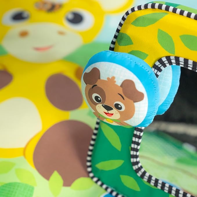 Baby Einstein Discovery Garden Tummy Time Mat & Mirror, Ages 0-6 Months, Multisensory