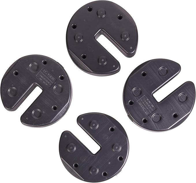 US Weight Fillable Canopy Weight Set of 4 with No-Pinch Design - Easy Installation and Removal to Secure Tents, Canopies, and Umbrellas at Outdoor Events