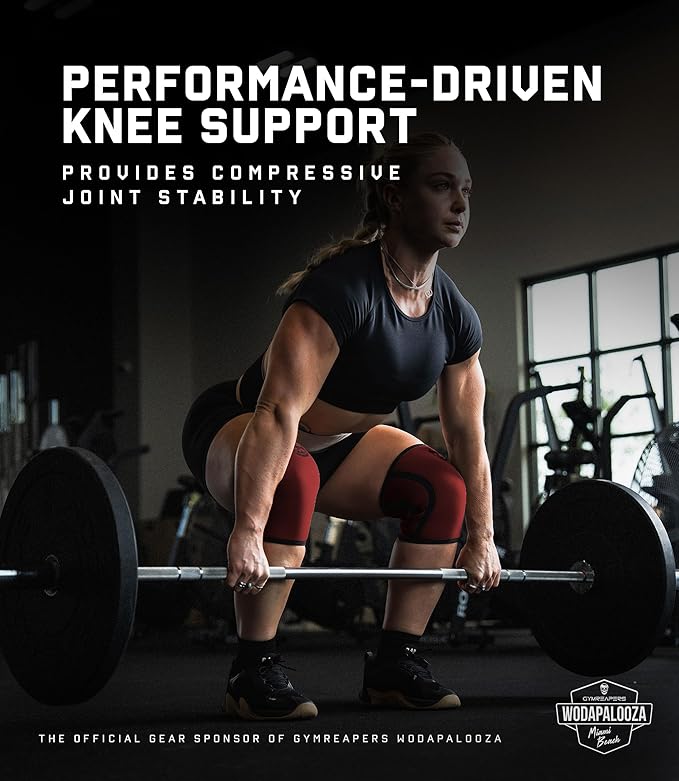 Gymreapers 5MM Knee Sleeves for Weightlifting, Squats, Powerlifting, and Functional Training – Compression Knee Support for Men & Women – Joint Protection & Recovery – Pair