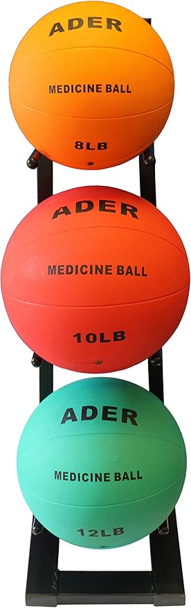 Ader Medicine Ball Set w/Rack