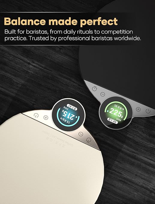 Cocinare Balance Pro Smart Coffee Scale with Timer and Water Flow Rate, Espresso Scale for Pour Over and Barista Brewing, Brew Assist Mode, 0.05g Precision, 3.5kg Digital Scale, App Control (Purple)