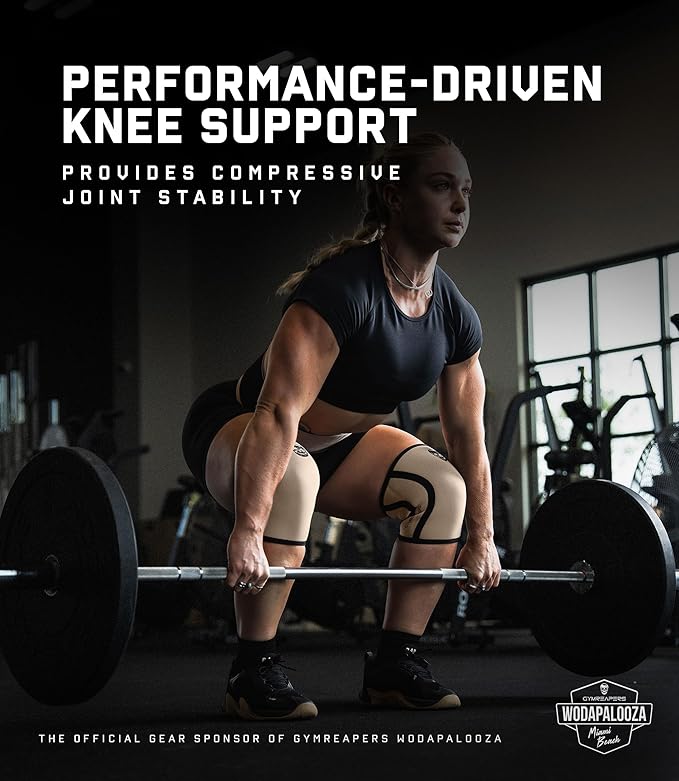 Gymreapers 5MM Knee Sleeves for Weightlifting, Squats, Powerlifting, and Functional Training – Compression Knee Support for Men & Women – Joint Protection & Recovery – Pair