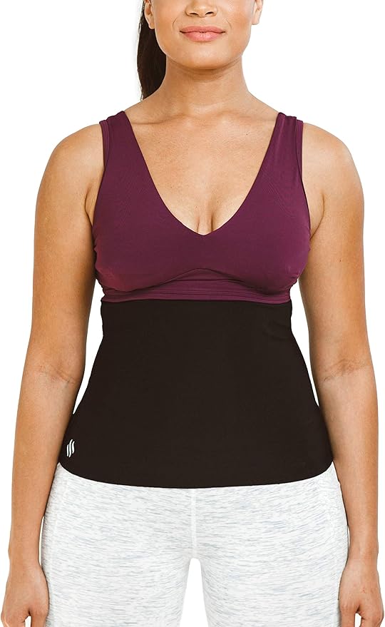 Sweat Shaper Waist Trimmer for Women, Waist Trainer Sauna Belt, Neoprene-free Waist Cincher, Thermo Sauna Slimming Belt