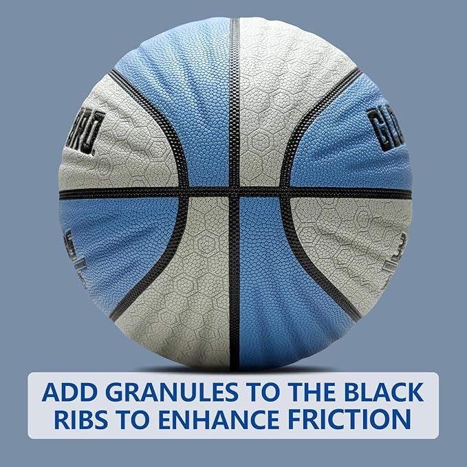 Weighted Basketball Non-Slip 28.5"/29.5", 2.2LBS/3LBS, Outdoor/Indoor Heavy Training Ball, Used to Increase Strength
