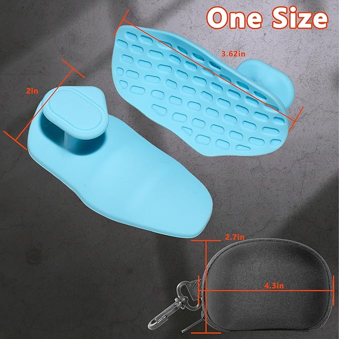 Silicone Gym Grips for Weight Lifting,Workout Gloves for Women Men Alternative,Anti Slip Gym Workout Grip,Rubber Gym Hand Grips-Weightlifting Grips Pad for Barbell,Pull Up,Ryptfit,Training