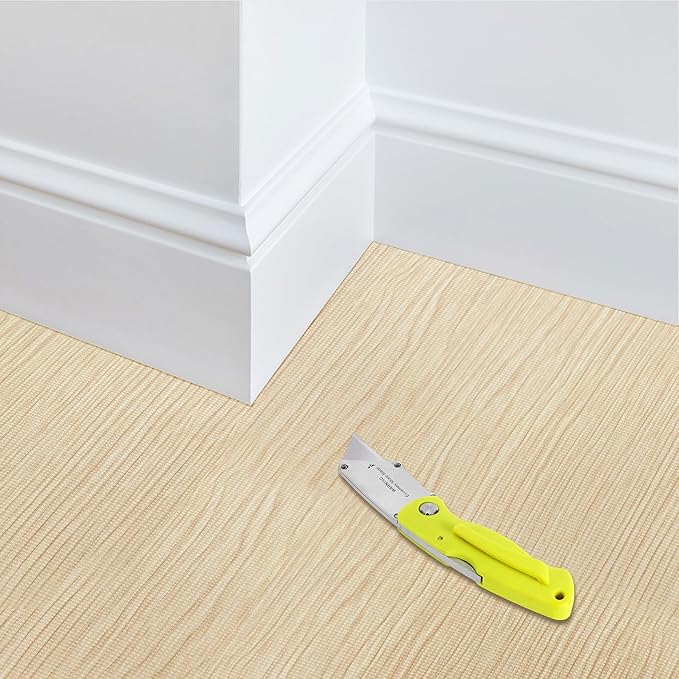Sorbus 120 Sq. Ft. Wood Grain Floor Tiles Foam Mat EVA Interlocking Mats Tile 3/8-Inch Thick Flooring Wood Puzzle Exercise Mats w/Borders - Home Playroom Basement, Apartment, Trade Show, Baby, Dance
