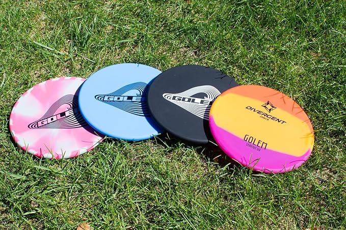 Divergent Discs Golem | Overstable Approach Disc | Flexible Putt & Approach Disc Golf Disc (Black)
