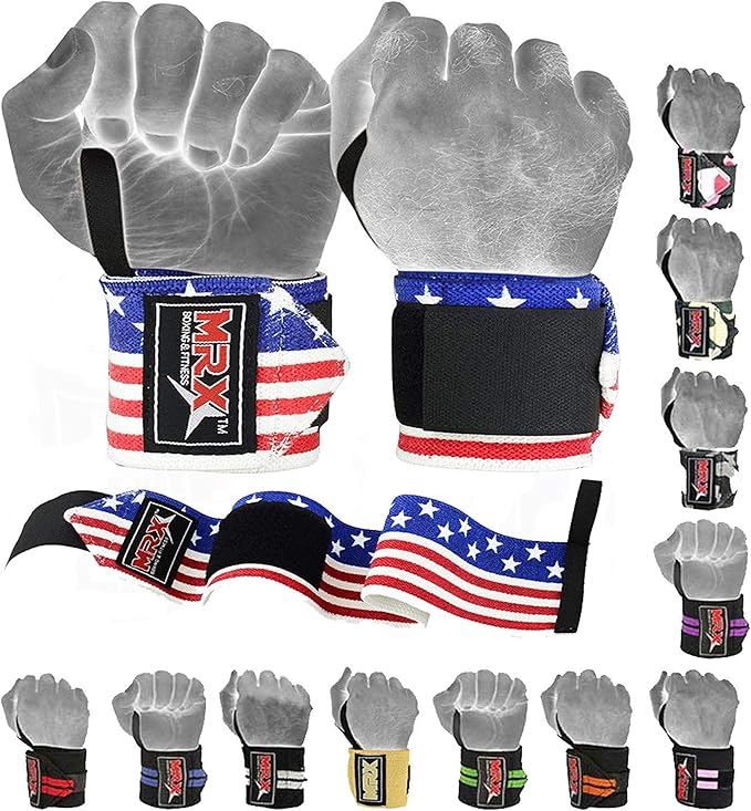 MRX Weight Lifting Gym Training Wrist Wraps for Wrist Support Bodybuilding Workout Wrap Men/Women