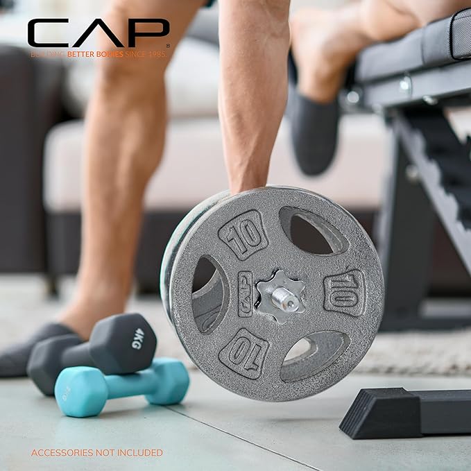 CAP Barbell Standard 1-Inch Grip Weight Plates