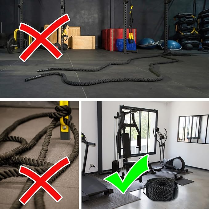J Bryant Fitness Battle Rope Storage Bag for Outdoor & Indoor Storage Suitable for Storing Combat Training Ropes Heavy Jump Ropes