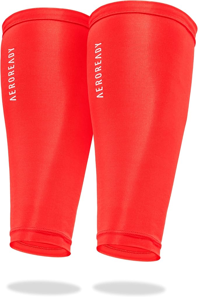 adidas Aeroready Compression Calf Sleeves, Lightweight, Moisture-Wicking Calf Compression Sleeves