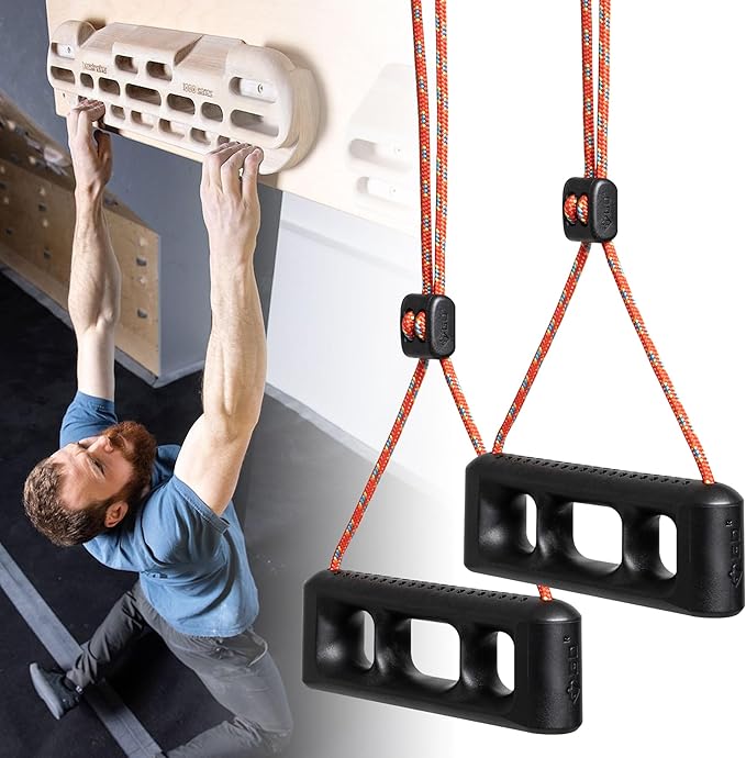 GD Fly Grip Pull Up Handles for Neutral Grip & LAT Pull Down Attachments – Perfect Grips for T-bar Row, D Handle Cable Attachment, Gym Equipment