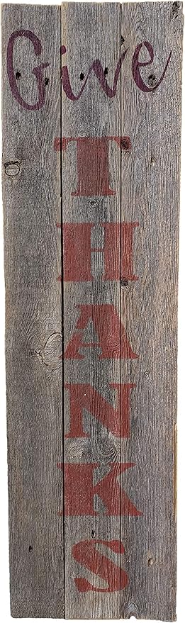 Rustic Weathered Reclaimed Wood Planks for DIY Crafts, Projects and Decor (6 Planks - 36" Long)