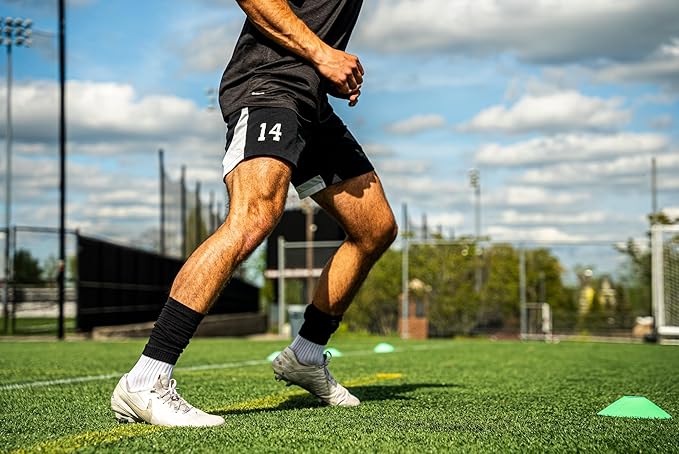 Tekkerz leg sleeve over 20 color variations compatible with grip socks for soccer, football, hockey, rugby athletic socks