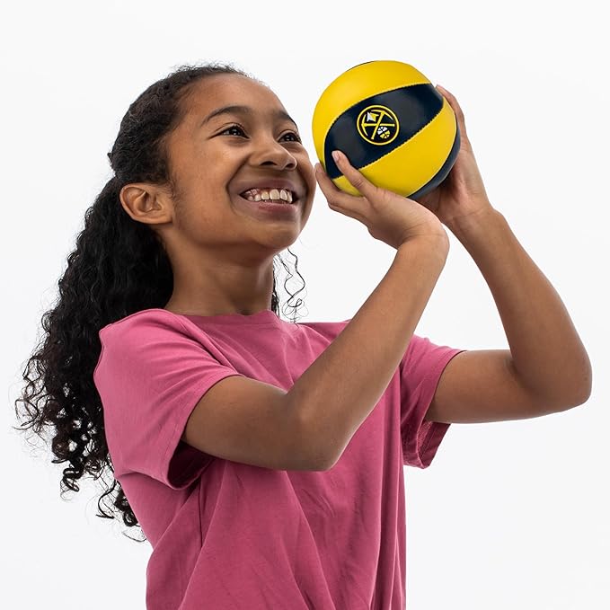 Franklin Sports NBA Toy Basketballs - 2 Pack of Kids Soft Mini Basketballs for Over The Door + Indoor Hoops - NBA Fan Shop