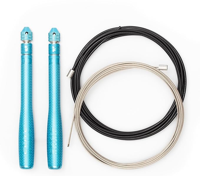 Elite Jumps Bullet Comp Jump Rope - Speed Jump Rope for Double Under WOD Training - High Performance Professional Speed Rope for Training and Fitness - Lightweight & Durable Skip Rope for Workout