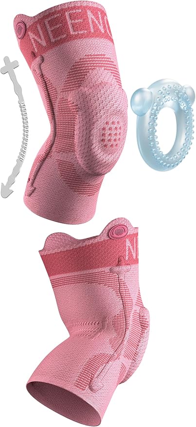 NEENCA Kids Knee Brace Sleeve, Youth Knee Compression Sleeve for Children - Boys & Girls. Child Knee Support with Patella Gel Pad & Side Stabilizers for Knee Pain, Sports, Outdoor - FSA/HSA Approved