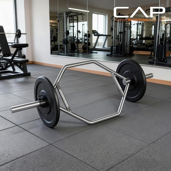 CAP Barbell Olympic Trap Bar | Multiple Grip Options