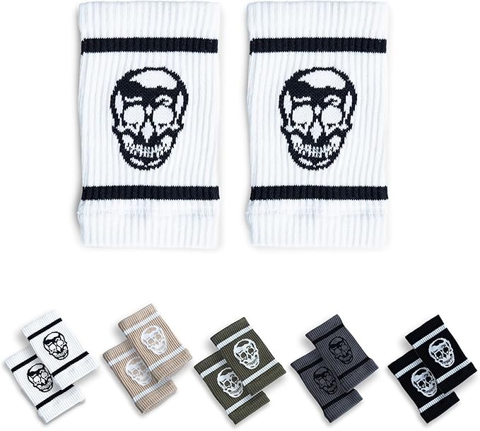 Gymreapers Sweat-Wicking Wrist Sweatbands – Breathable Cotton-Blend Athletic Wristbands for Gym, Tennis, Basketball, Running – Non-Slip, Durable Workout & Training Gear