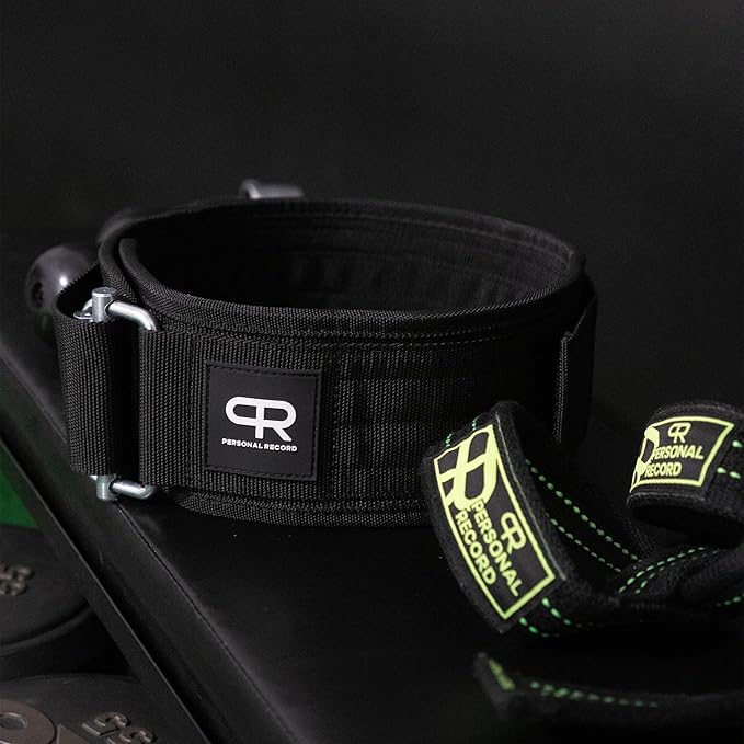 PR Personal Record Quick-Lock Weightlifting Belt – Ergonomic Fit, Durable and Lightweight Construction, Secure Fit and Performance, Power Weight Olympic Lifting, Men and Women