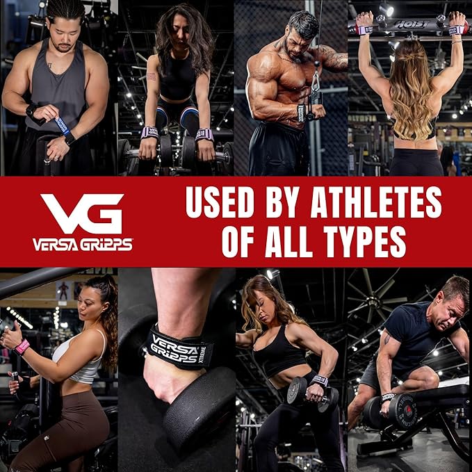 Versa Gripps Pro, Made in USA, Wrist Straps for Weightlifting Alternative, Best Training Accessory