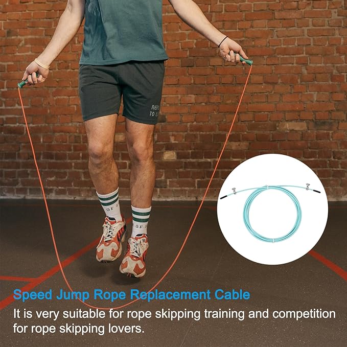 PATIKIL Speed Jump Rope Replacement Cable Professional Skipping Rope Steel Wire Replace for Rope Skipping Training