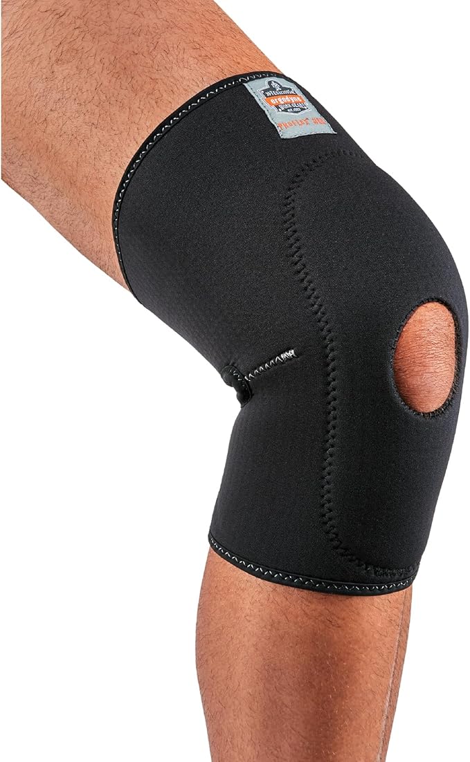 Ergodyne ProFlex 615 Knee Sleeve, Black, Medium
