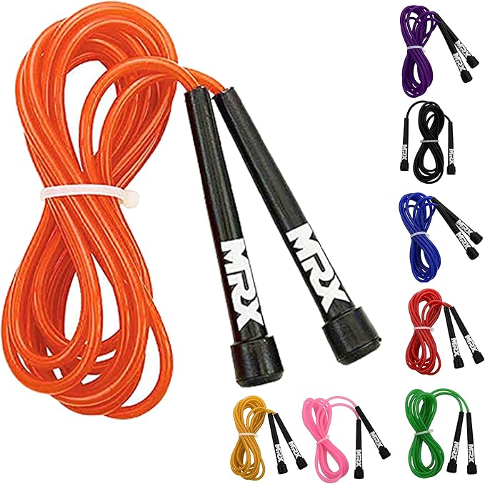 MRX 9" PVC Jump Rope for Cardio Fitness - Versatile Jump Rope for Both Kids and Adults - Great Jump Rope for Exercise