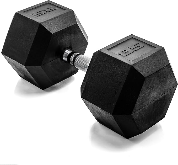CAP Barbell Coated Hex Dumbbell Weight - Single | 10-120 lbs | Multiple Options