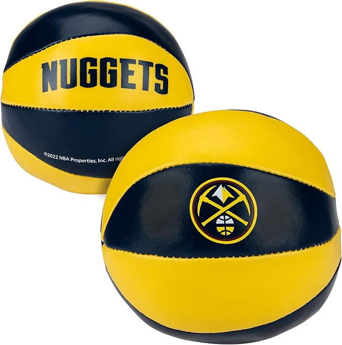 Franklin Sports NBA Toy Basketballs - 2 Pack of Kids Soft Mini Basketballs for Over The Door + Indoor Hoops - NBA Fan Shop