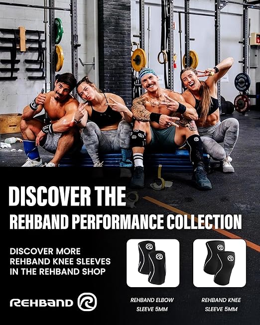 Rehband RX Wrist Support Power Max, 3-in-1 Neoprene Sleeve + Wrap for Strength Training, Protects during Kettlebell Training, stabilizes wrist, forearm protection, Colour:Arctic/White, Size:Small