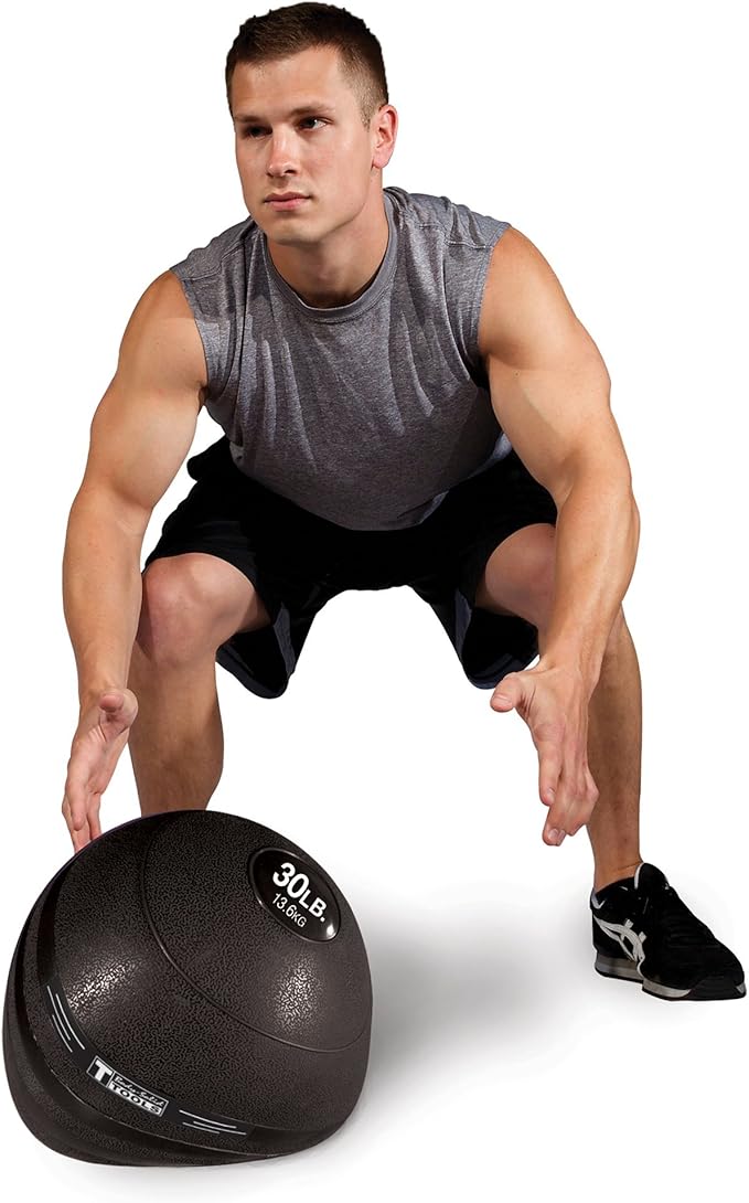 Body-Solid (BSTHB Dead Weight Slam Balls, Sand Fill Weighted Ball for Strength & Conditioning Training, Weights Loss, Wall Ball Workouts, Versatile Fitness Exercise Equipment