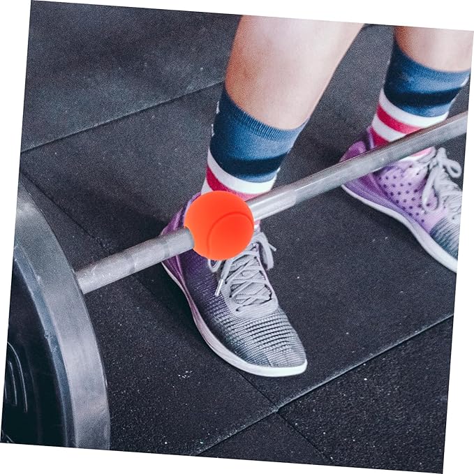 Milisten Silicone Dumbbell Handle Grips Thick Barbell Covers for Weightlifting Non Slip Fitness Handlebars for All Levels Quick Installation Optimal Stability Stylish Design